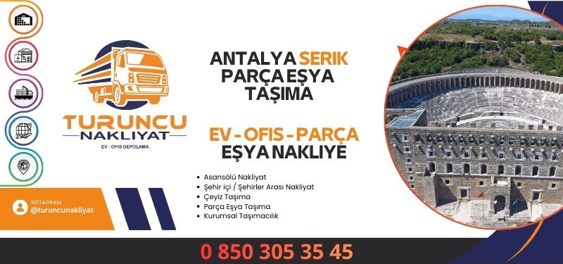 Antalya Serik Parça Eşya Taşıma